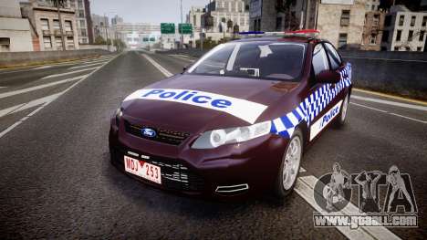 Ford Falcon FG XR6 Turbo NSW Police [ELS] v3.0 for GTA 4