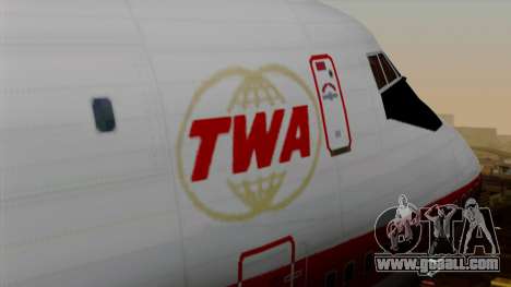 Boeing 747 TWA for GTA San Andreas