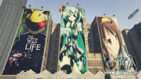 GTA 5 Downtown Anime Mod 1.3