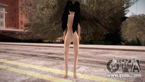 Black Hair Nude Hfybe for GTA San Andreas
