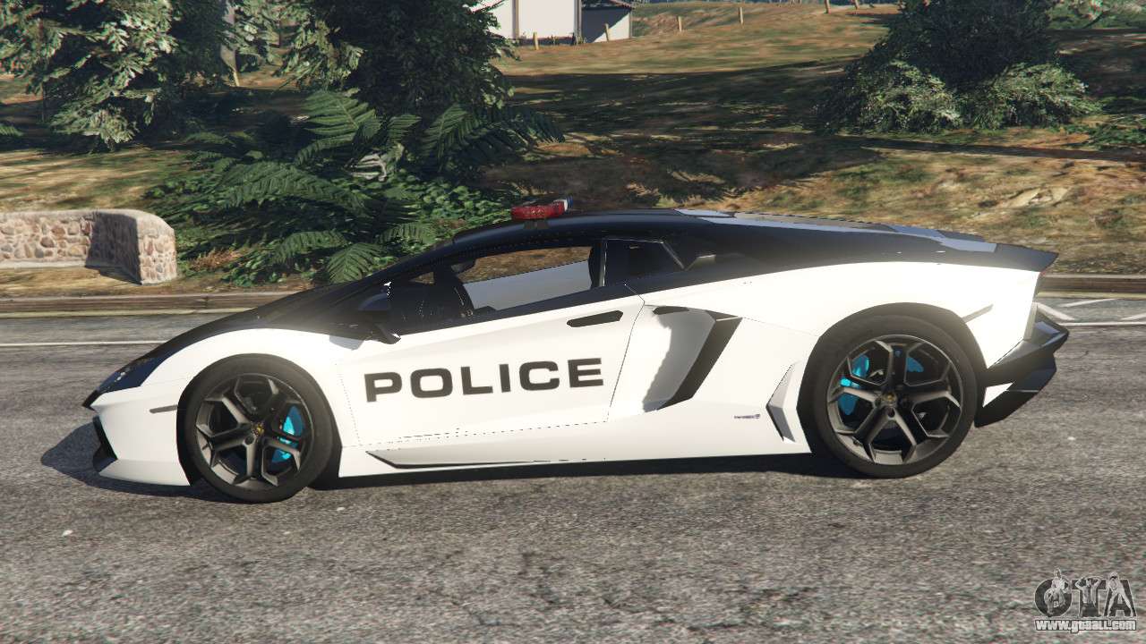 Lamborghini Aventador LP700-4 Police v3.5 for GTA 5