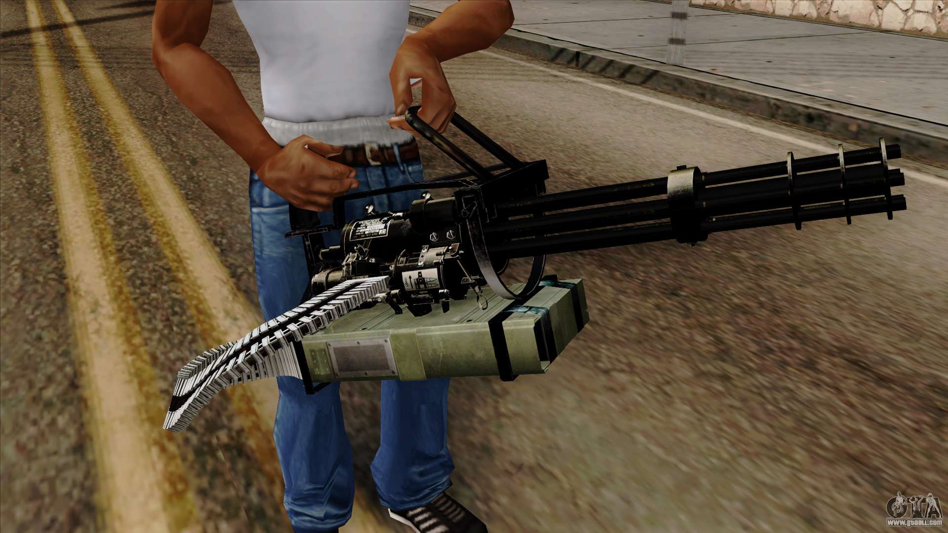 Minigun (HD) para GTA San Andreas