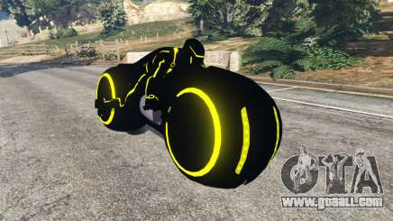 Tron Bike yellow for GTA 5