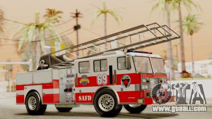 SAFD Fire Lader Truck Flat Shadow for GTA San Andreas