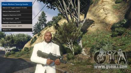 Tuning accessories for weapons 1.1 for GTA 5