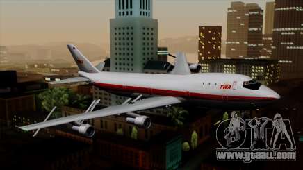 Boeing 747 TWA for GTA San Andreas