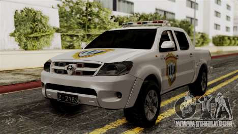 Toyota Hilux CICPC 2007 for GTA San Andreas