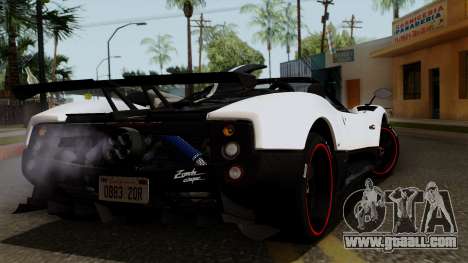 Pagani Zonda Cinque Roadster for GTA San Andreas