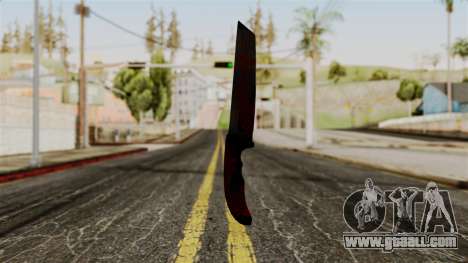 New bloody knife for GTA San Andreas