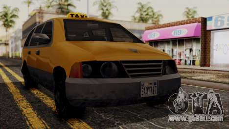 Minivan Cabbie SA Style for GTA San Andreas
