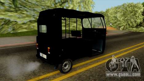 Indian Auto Rickshaw Tuk-Tuk for GTA San Andreas