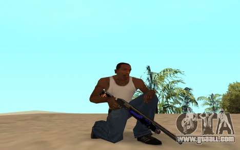 Shotgun with a tiger cub for GTA San Andreas