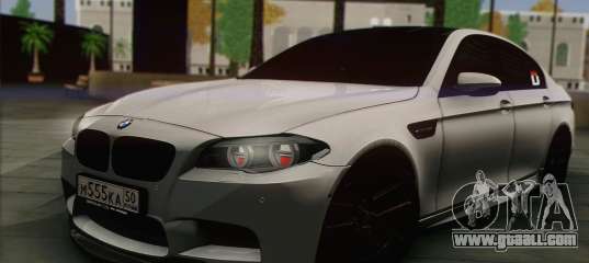 BMW M5 F10 Grey Demon for GTA San Andreas