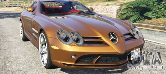 Mercedes-Benz SLR McLaren 2015 for GTA 5