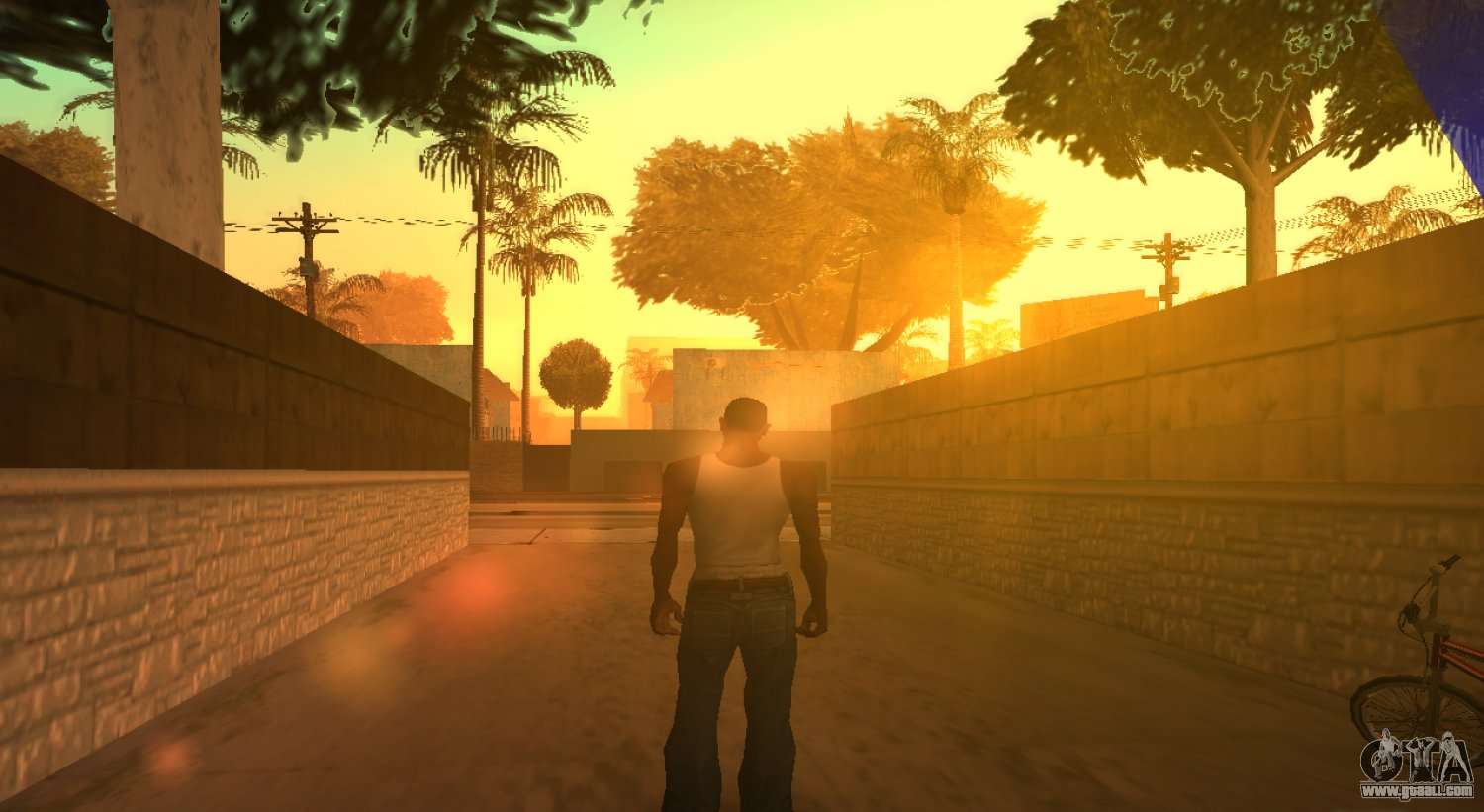 Download PS2 graphics on PC for GTA San Andreas