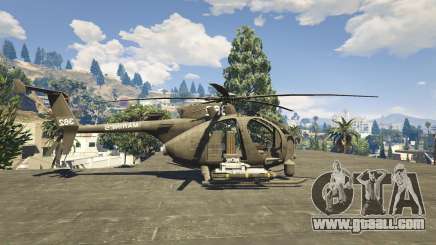 MH-6/AH-6 Little Bird Marine for GTA 5