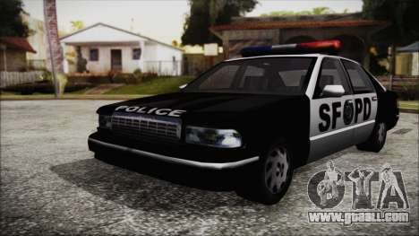 Beta SFPD Cruiser for GTA San Andreas