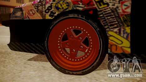 Sultan Full of Stickers for GTA San Andreas