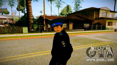 The employee of the Ministry of Justice v3 for GTA San Andreas