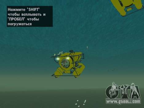 Submersible from GTA V for GTA San Andreas
