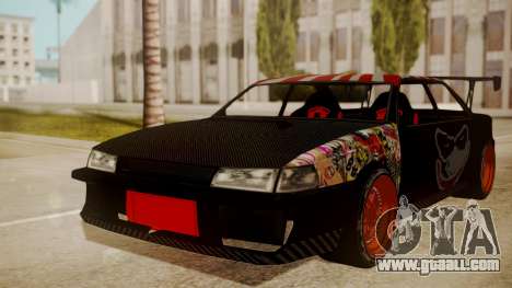 Sultan Full of Stickers for GTA San Andreas