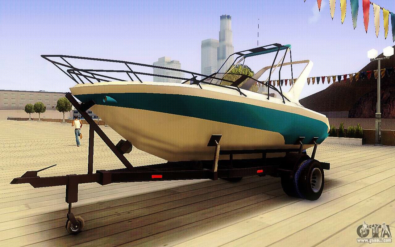 GTA V Boat Trailer for GTA San Andreas
