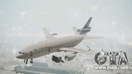DC-10-30 World Airways (Blue Tail) for GTA San Andreas