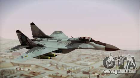 MIG-29 Fulcrum Ukrainian Falcons for GTA San Andreas