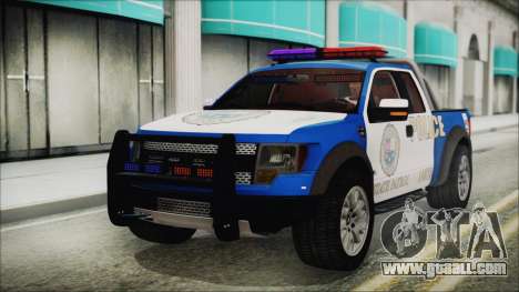 Ford F-150 SVT Raptor 2012 Police Version for GTA San Andreas