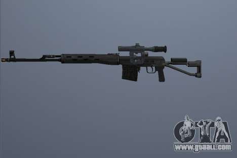 Dragunov Sniper Rifle for GTA San Andreas