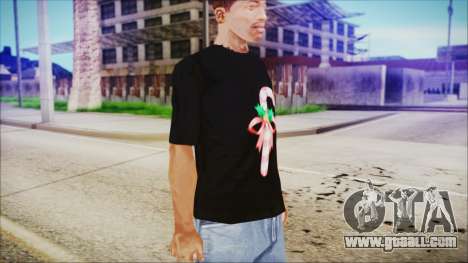 T-Shirt Cane Christmas for GTA San Andreas