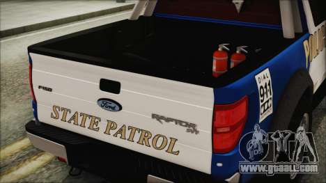 Ford F-150 SVT Raptor 2012 Police Version for GTA San Andreas