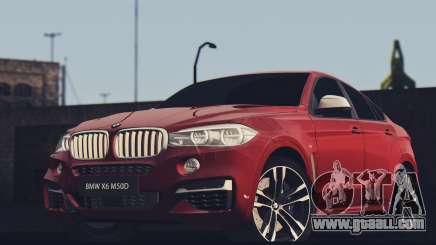 BMW X6M 50D for GTA San Andreas