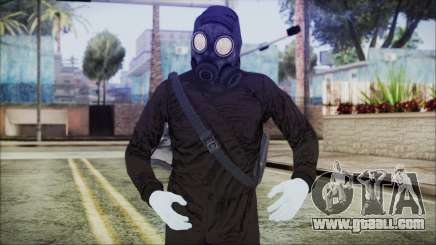 GTA 5 Online The Heist Gasmask White for GTA San Andreas