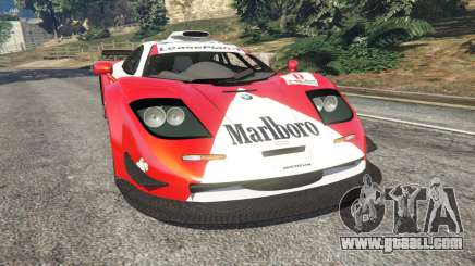 McLaren F1 GTR Longtail [Marlboro] for GTA 5