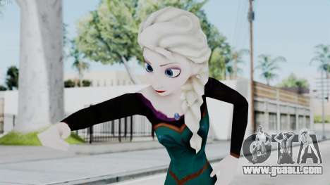 Elsa Regular Skirt Dress for GTA San Andreas
