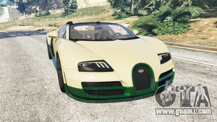 Bugatti Veyron Grand Sport Vitesse for GTA 5