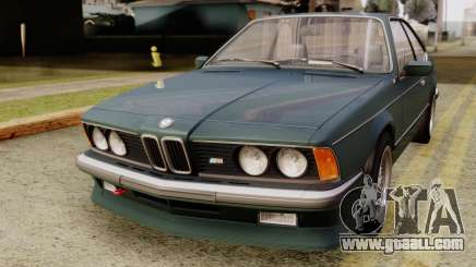 BMW M635 E24 CSi 1984 Stock for GTA San Andreas