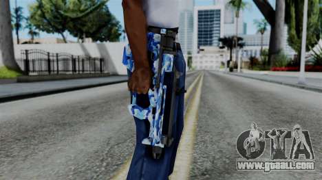 CoD Black Ops 2 - PDW-57 Camo Blue for GTA San Andreas