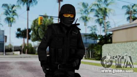 Black SWAT for GTA San Andreas