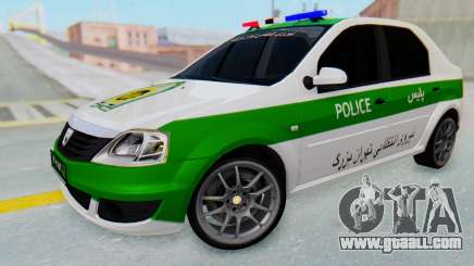 Dacia Logan Iranian Police Naja for GTA San Andreas
