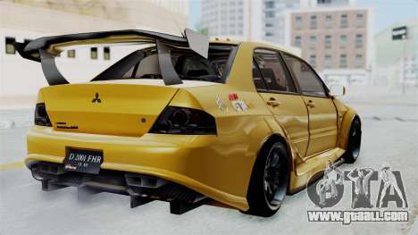 Mitsubishi Lancer Evolution IX MR Edition for GTA San Andreas
