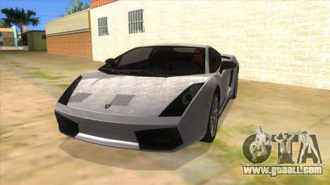 Lamborghini Gallardo 2012 Edition for GTA San Andreas