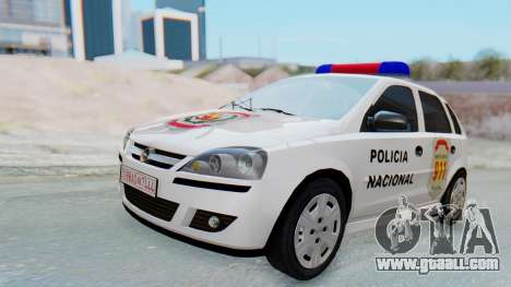 Opel Corsa C Policia for GTA San Andreas