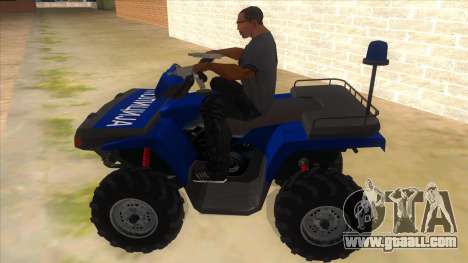 ATV Polaris Police for GTA San Andreas