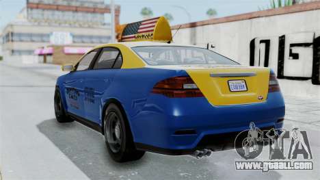 GTA 5 Vapid Stanier Ⅲ (Interceptor) Taxi for GTA San Andreas