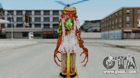 Zombie Scientist Skin from Half Life for GTA San Andreas