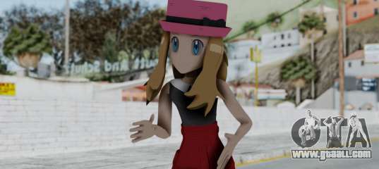 GTA San Andreas Pokemon Masters-Serena (XY/XYZ anime version) Mod
