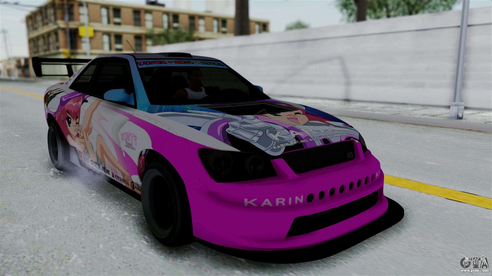 GTA 5 Karin Sultan RS Drift Big Spoiler PJ for GTA San Andreas