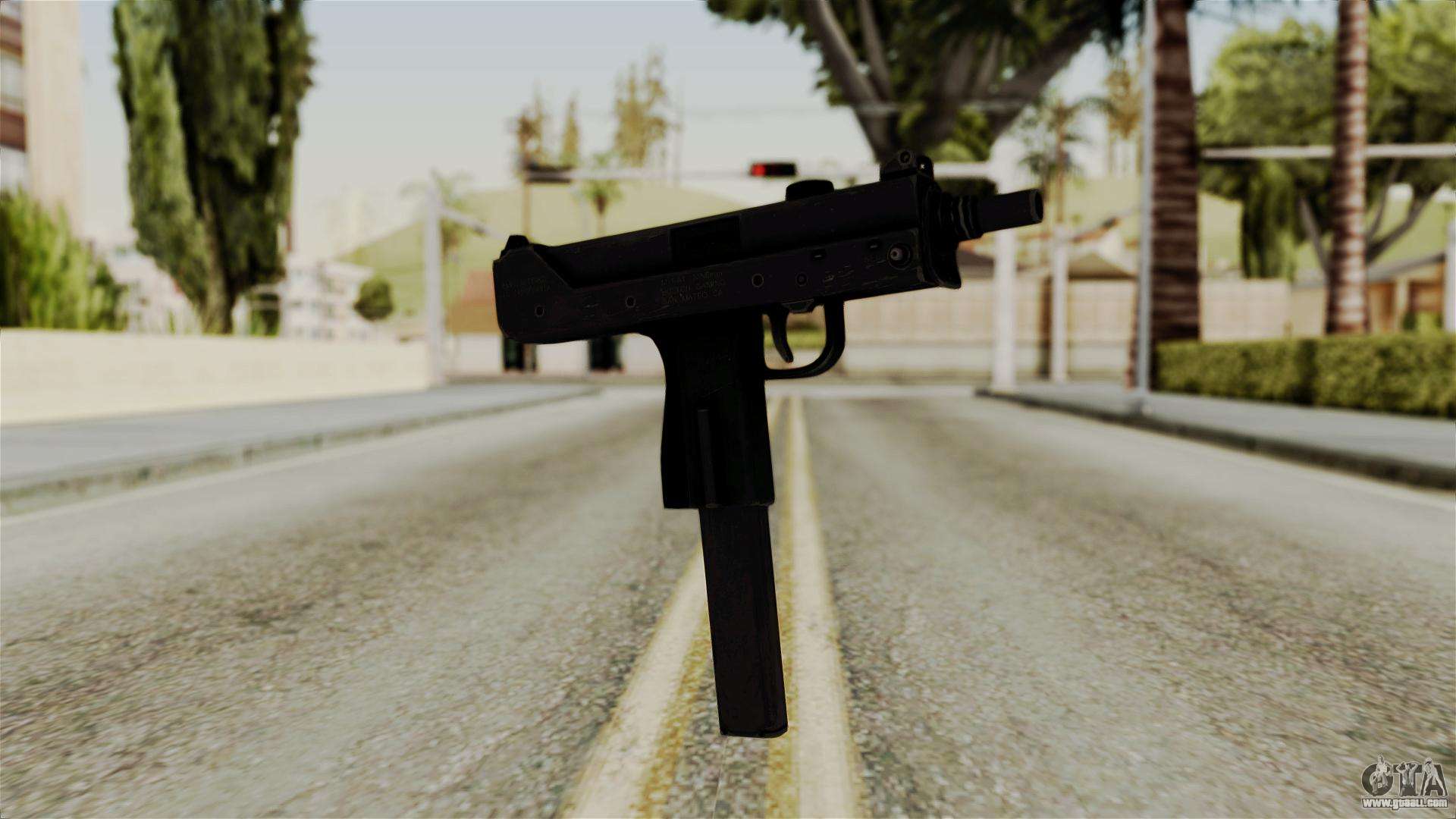 Гта 10. Mac-10 for GTA San Andreas. Mac 10 из GTA sa. Mac автомат GTA sa.